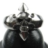 Kool Katana Skull and Cross Steel Ring