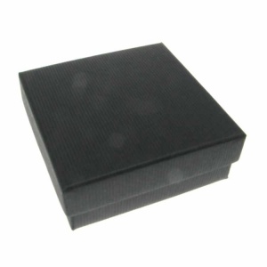 Ribbed Black Medium Box