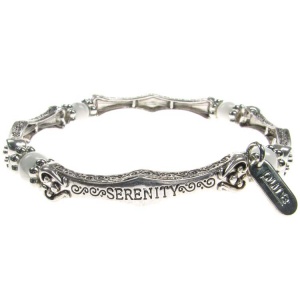 Howlite Sentiment Bracelet - Serenity