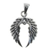 Angel Wings and CZ Pendant