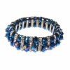 Blue Crystal and Diamante Bracelet