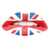 Union Jack Temporary Lip Tattoos by Passion Lips