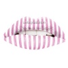Pink Candy Stripe Temporary Lip Tattoos by Passion Lips