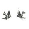 Alchemy Gothic Swallow Stud Earrings