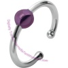 Purple Ball Fake BCR Piercing