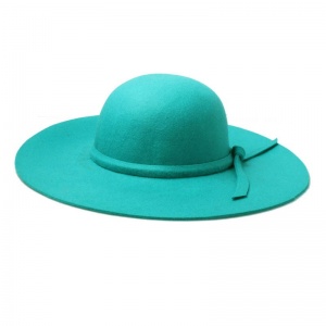 Turqouise Floppy Fedora